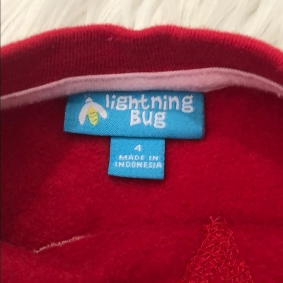 Snowman red crew cut sweat shirt size 4T EUC - Picture 4 of 5